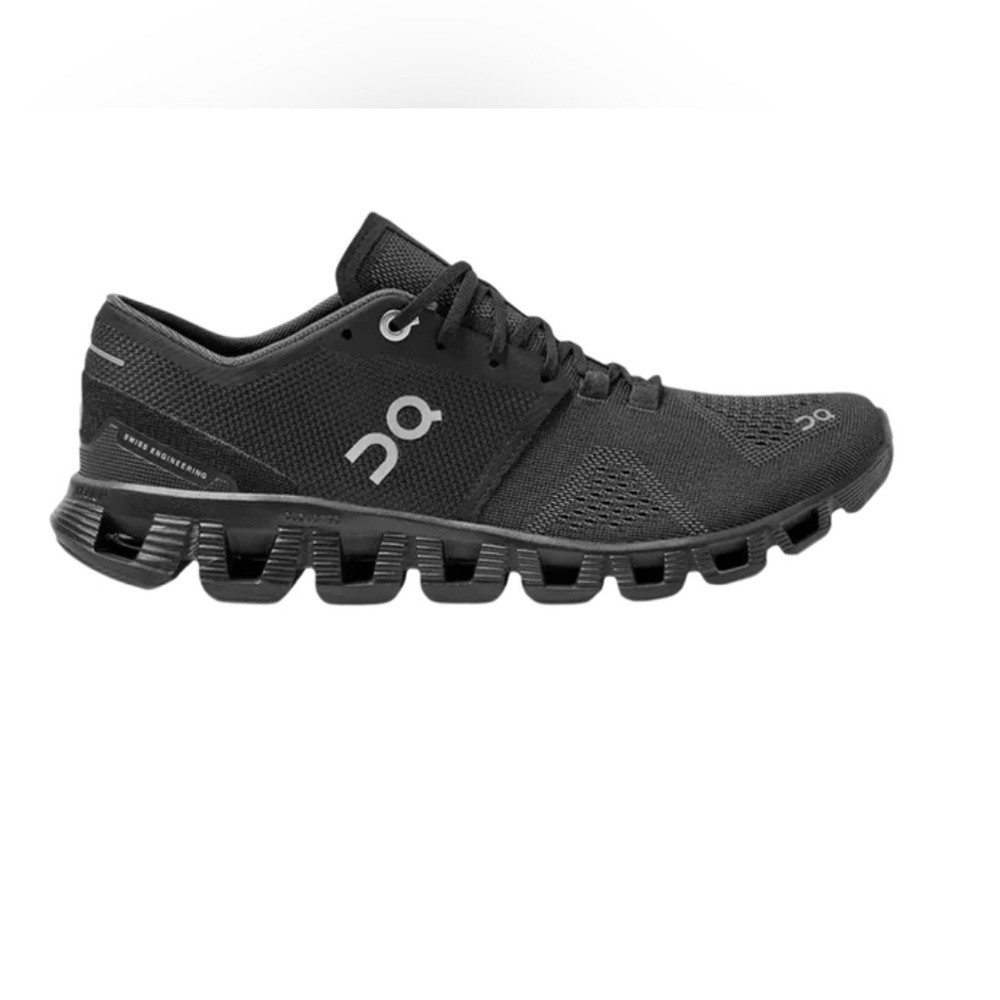 Men’s On Cloud X Shoes. Black/Asphalt. Size 12.5